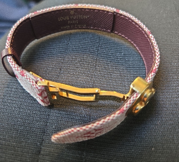 Authentic LOUIS VUITTON Monogram Mini Canvas Good Luck Bracelet - Picture 5 of 15